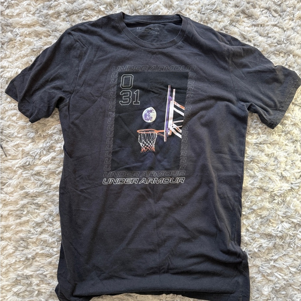 Under Armour Black Basketball Graphic Tee